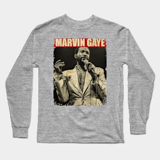 Marvin Gaye - NEW RETRO STYLE Long Sleeve T-Shirt